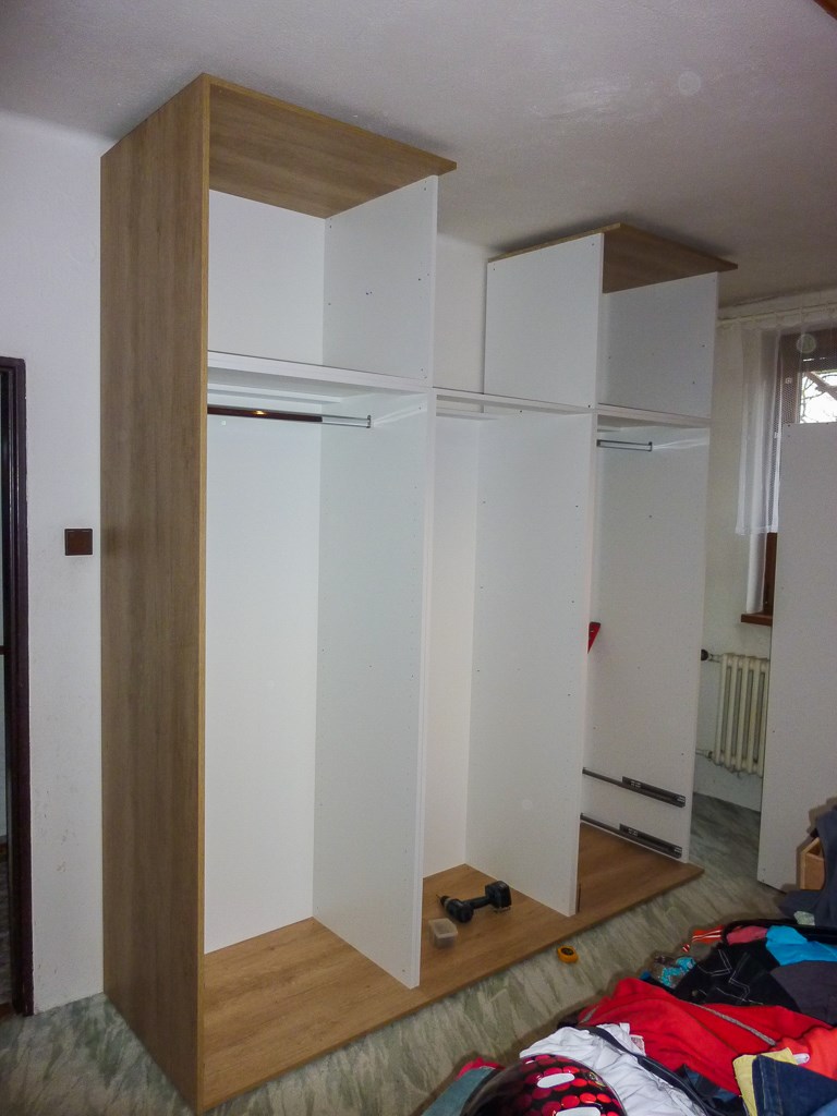 Vestavěná skříň - realizace 3